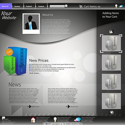 商務(wù)網(wǎng)頁模板 高效構(gòu)建專業(yè)網(wǎng)站的基石