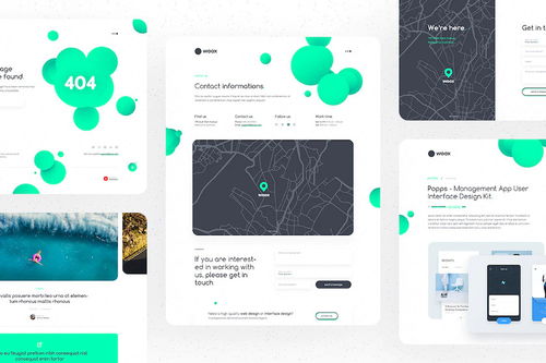 解鎖創(chuàng)意潛能 25學(xué)堂數(shù)字服務(wù)公司網(wǎng)站UI設(shè)計組件模板解析