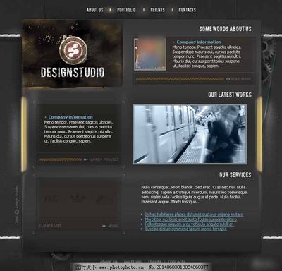 創(chuàng)意工廠設(shè)計工作室 打造卓越網(wǎng)頁與網(wǎng)站設(shè)計的專業(yè)模板